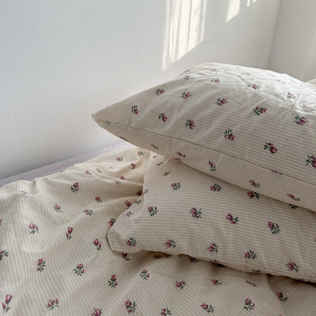 Cotton Bed Four Piece Set Of Sheets Duvet Covers Bed Sheets Shopway.