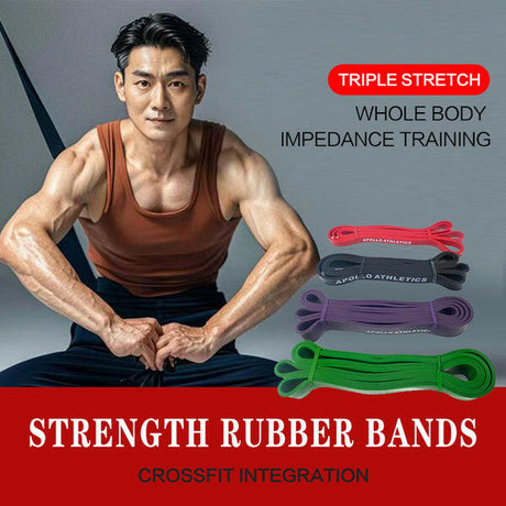 Latex Exercise Bands For Body Stretching, Powerlifting, Resistance Training - Not Shipped On Weekends - Shopway