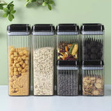 6PC Set Food Storage Kitchen Sealed Jar Set Containers With Lids Shopway.