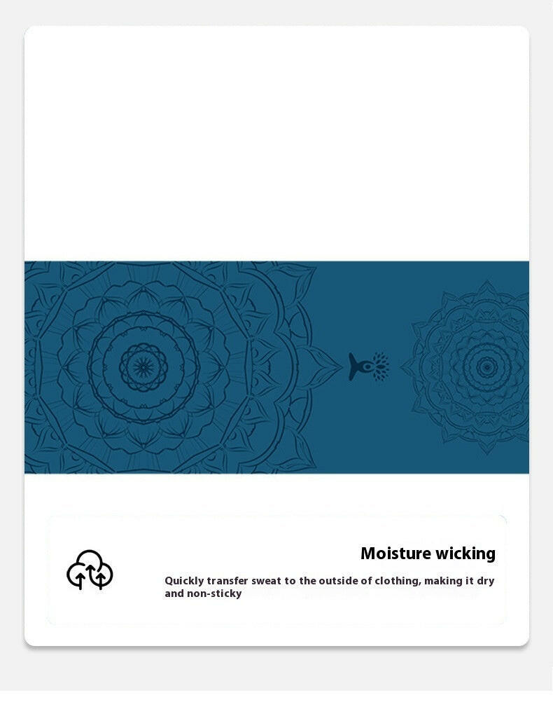 Non Slip Professional Yoga Mat Print - Shopway