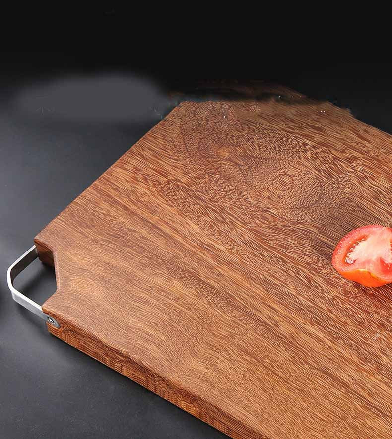Shopway Household Simple Chicken Wing Wooden Chopping Board, octagonal shape, durable wood, 40x27x3CM size, perfect for kitchen use.