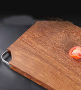 Shopway Household Simple Chicken Wing Wooden Chopping Board, octagonal shape, durable wood, 40x27x3CM size, perfect for kitchen use.