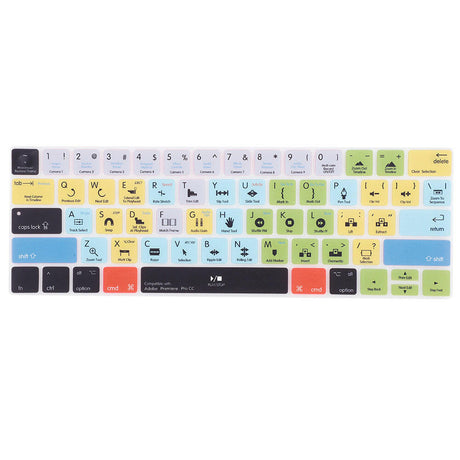 Dustproof Keyboard Cover 13/15 inch Touch Bar Protector Film For Macbook (Premiere Pro CC) - Shopway