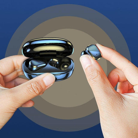 True Wireless Mini Binaural Black Technology Bluetooth Headset - Shopway