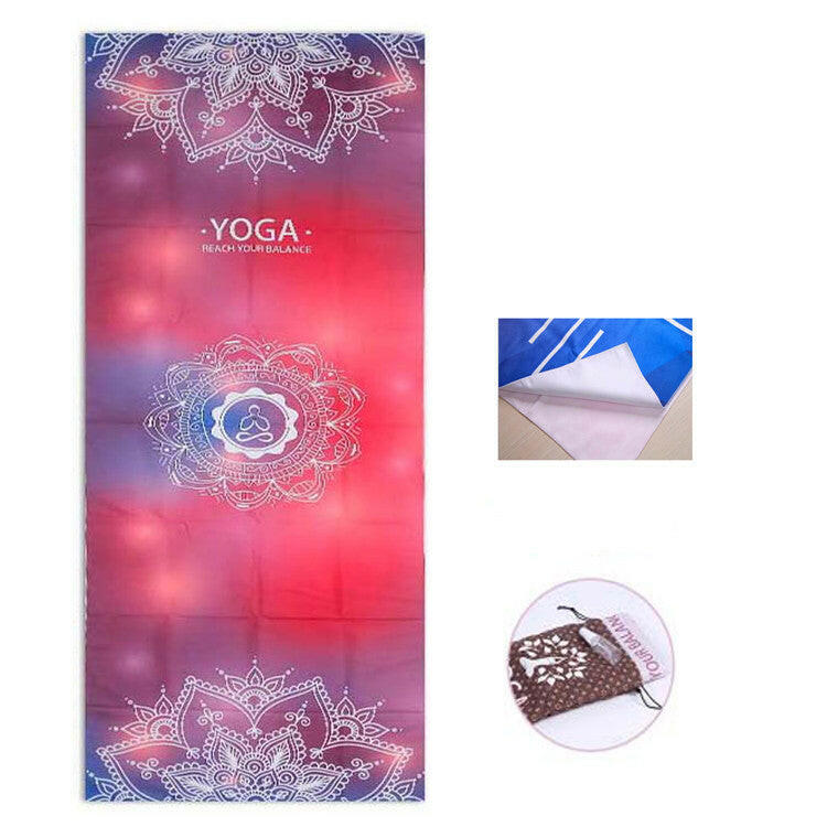 Non-slip yoga cloth mat - Shopway