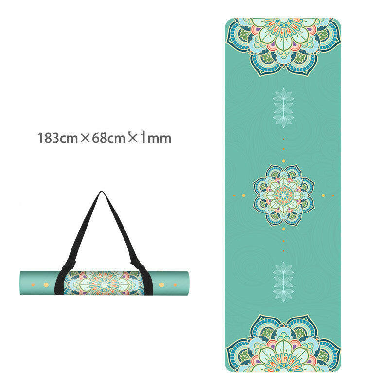Natural Rubber Thin Portable Yoga Mat Drape - Shopway