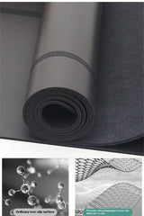 Natural Rubber Yoga Mat Widened Non-slip - Shopway