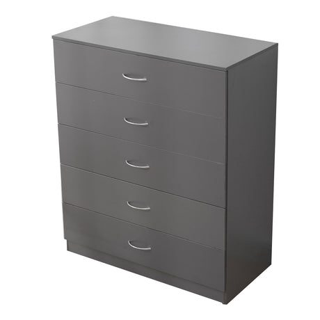 5 Layers Chest of Drawer Display Table Side Cabinet for Bedroom Living Room Kitchen Hallway Shopway.