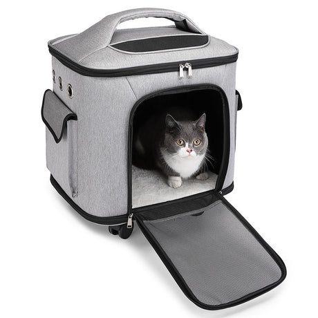Portable Outdoor Pet Trolley Bag Outdoor Large Capacity Foldable Shopway.