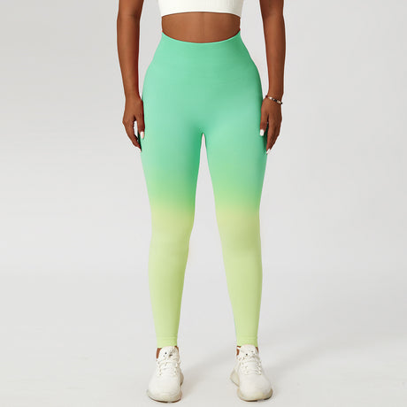 Gradient Fitness High Waist Sportswear Tight Outdoor Pants Shopway.