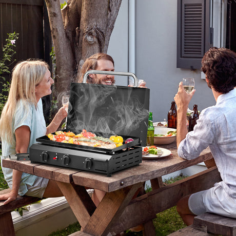 Black Tabletop Gas Grill Shopway.