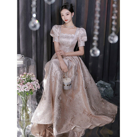 Women’s Champagne Evening Dress Shopway.