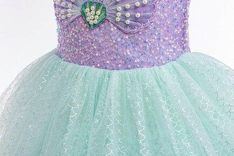 Sling Layered Mermaid Princess Kid's Dress - Shopway