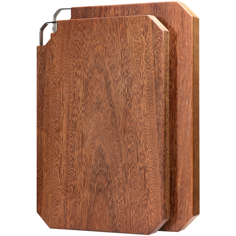 Household Simple Chicken Wing Wooden Chopping Board, octagonal shape, durable wood material, available at Shopway.