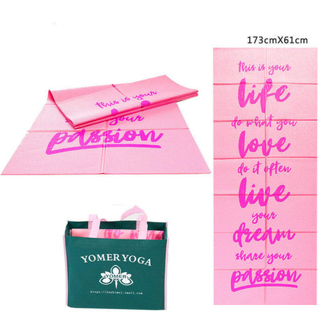 Foldable and portable yoga mat - Shopway