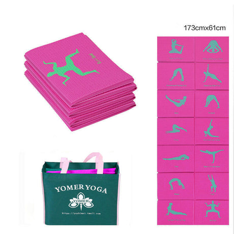 Foldable and portable yoga mat - Shopway