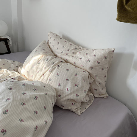 Cotton Bed Four Piece Set Of Sheets Duvet Covers Bed Sheets Shopway.