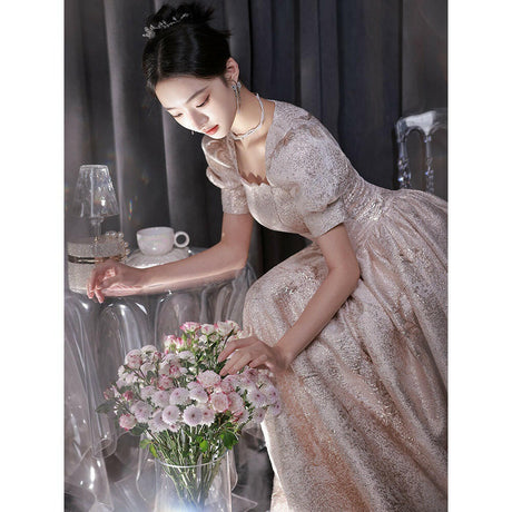 Women’s Champagne Evening Dress Shopway.