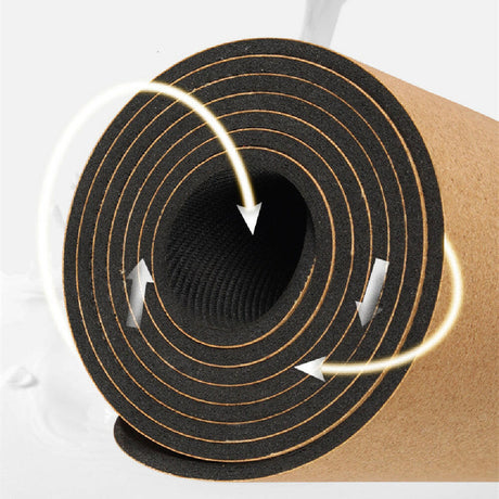 New Cork Natural Rubber Yoga Mat - Shopway