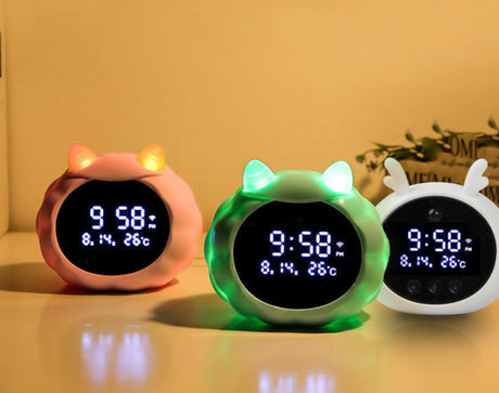 Multifunctional Smart Alarm Clock Voice Dialogue Human Body Induction Shopway.