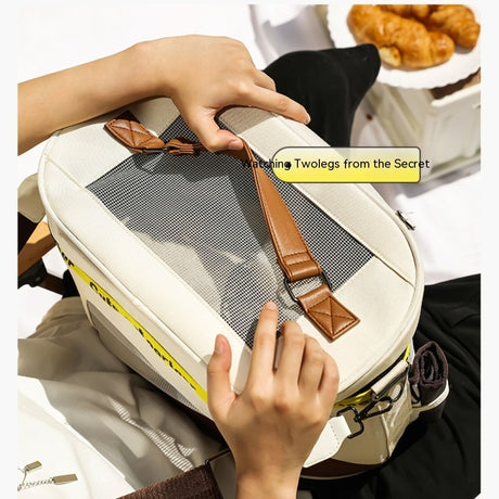 Space Capsule Cat Cage Breathable Portable Large Capacity Pet Bag Shopway.
