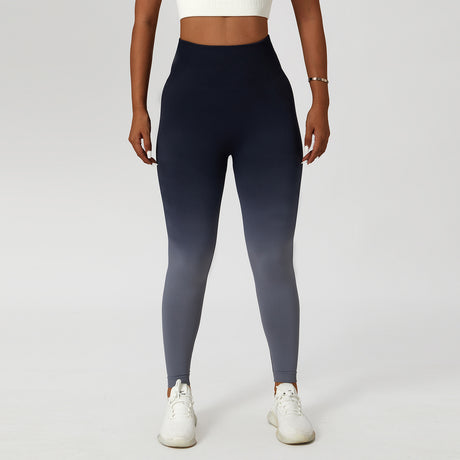 Gradient Fitness High Waist Sportswear Tight Outdoor Pants Shopway.