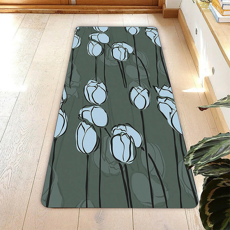 Suede Natural Rubber Beginner Yoga Mat - Shopway