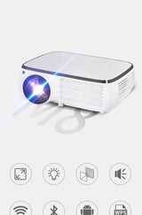 M8 1080P Wifi Smart Version Home Office 4K Projector Shopway.
