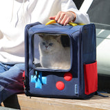 Game Console Retro Style Pet Cat Bag Portable Out Backpack Foldable Large Capacity Dogs And Cats Travel Nest Shopway.