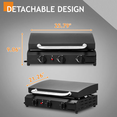 Black Tabletop Gas Grill Shopway.
