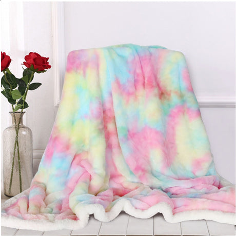 Blanket Colored Fur 130x160 Shopway.