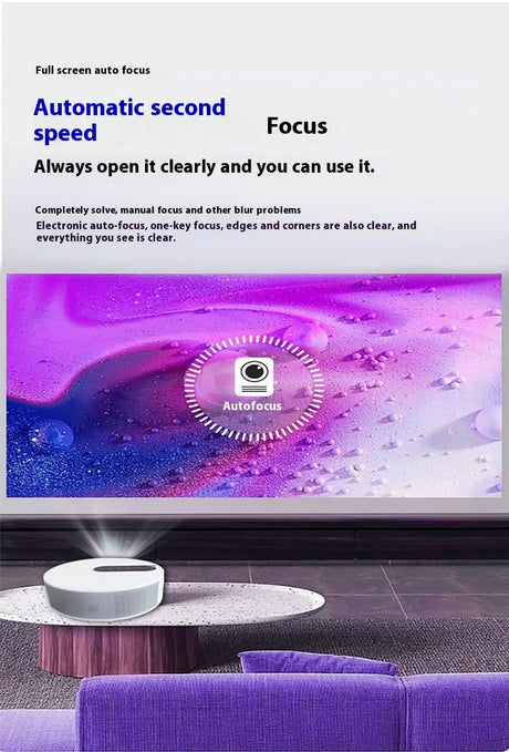 Projector HD Home Theater Smart Home Bedroom Shopway.