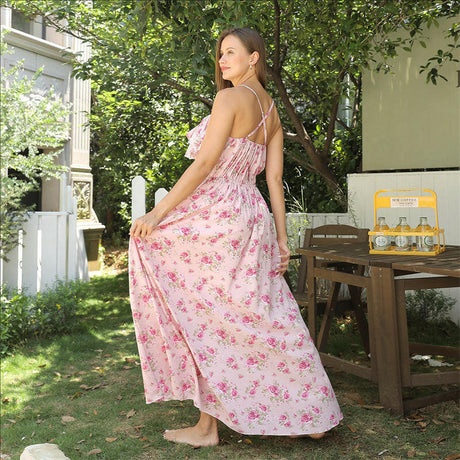 Women's Fashion Simple Printed Dresses Shopway.