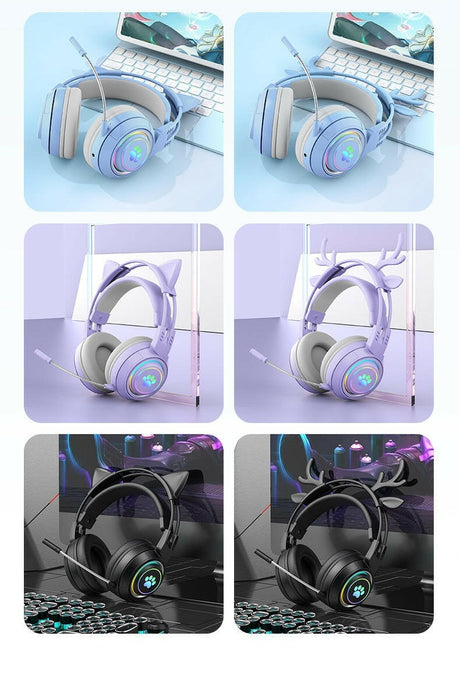 Computer Gaming Mobile Phone Wireless Bluetooth Headset Shopway.