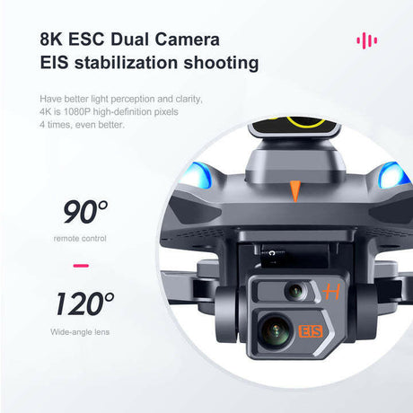 K911 Max Drone 360 Degree Laser Obstacle Avoidance GPS HD Aerial Photography 8K - Shopway