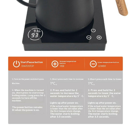 Intelligent Temperature Controlled Hand Brewed Coffee Pot Shopway.
