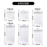 6pcs Set Easy Lock Food Storage Containers For Flour And Sugar Storage Shopway.