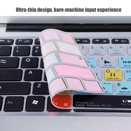 Dustproof Keyboard Cover 13/15 inch Touch Bar Protector Film For Macbook (Premiere Pro CC) - Shopway
