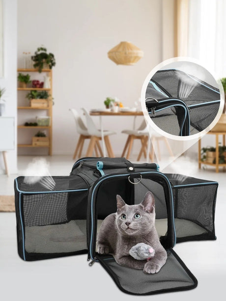 Airline Approved Cat And Dog Expandable Rolling Pet Carrier Shopway.