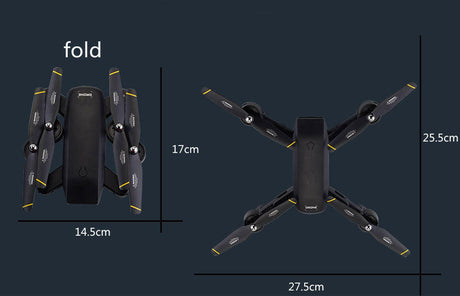 Drone Folding Dual Camera Aircraft DM107S Optical Flow Positioning 4K HD Aerial Photography Drone - Shopway