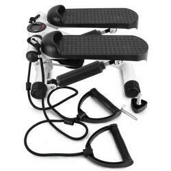 Mini Steppers For Exercise With Resistance Bands And LCD Monitor Without Battery - Shopway