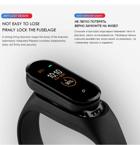 Smart Band Wristband Heart Rate Blood Pressure Sports Shopway.