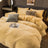 Double Bed Surface Plus Flange Flannel Product Three Thick Bed Sets Shopway.