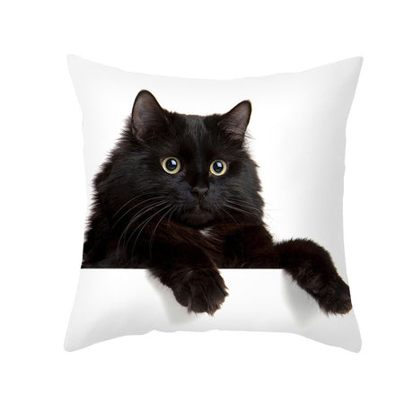 Black Cat Printed Christmas Cushion Covers  Pillow Cover Pillowcases Shopway.