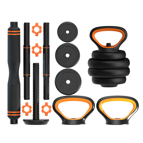Dumbbells Kettlebells, Barbells Multifunctional Combination Six In One Shopway.