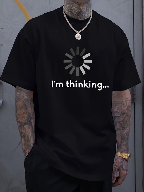 I'm Thinking Of Printing T-shirts, Men's T-shirts, Summer Casual Short Sleeved T-shirts Shopway.