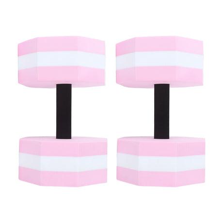 2Pcs Aquatic Dumbbells EVA Flexible Floating Water Dumbbells for Kids Adults Swimming Training Water Sport Shopway.
