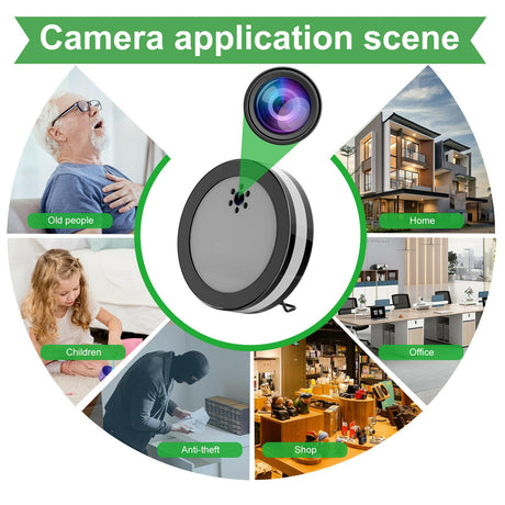 Wireless Smart Surveillance Camera Voice Conversation Security Shopway.