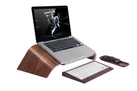 Wooden Laptop Tilt Macbook Stand Laptop Stand - Shopway