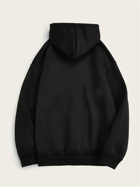 Loose Drop Shoulder Style, Women's Sweatshirt Tops For Autumn And Winter, Women's Casual Activewear Hooded Sweatshirt With Cartoon Christmas Pattern Print - Shopway